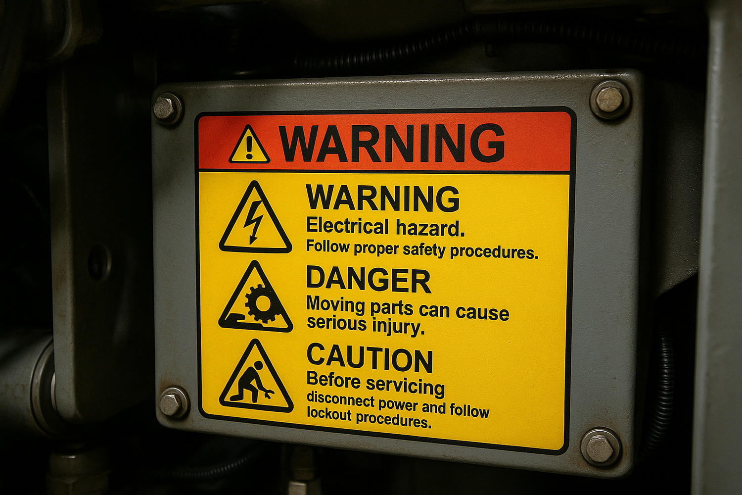 Safety Decals and Warning Labels