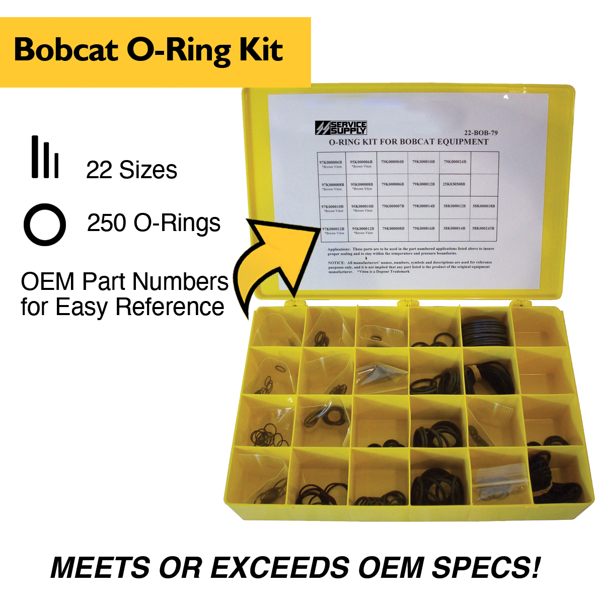 O-Ring Kit for Bobcat Equipment