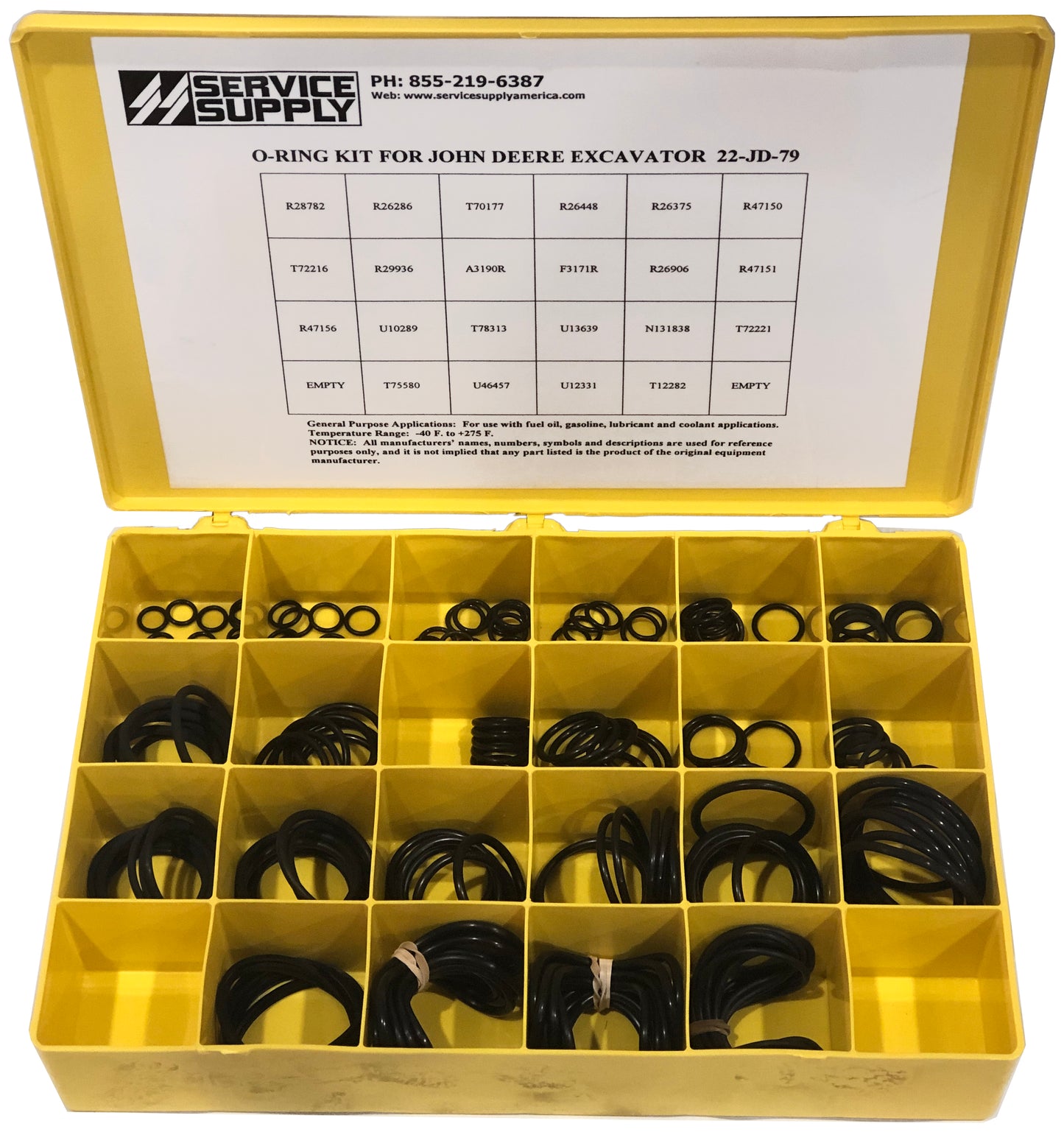 O-Ring Kit for John Deere Excavators