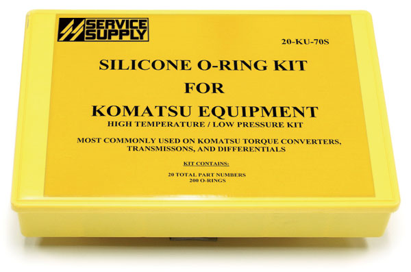 High-Temp Silicone O-Ring Kit for Komatsu, 07000-7 Series