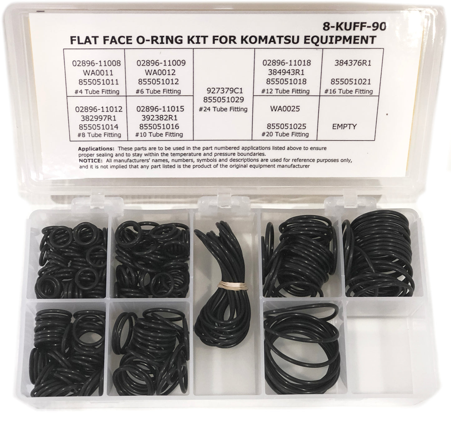 Flat Face O-Ring Kit for Komatsu Equipment