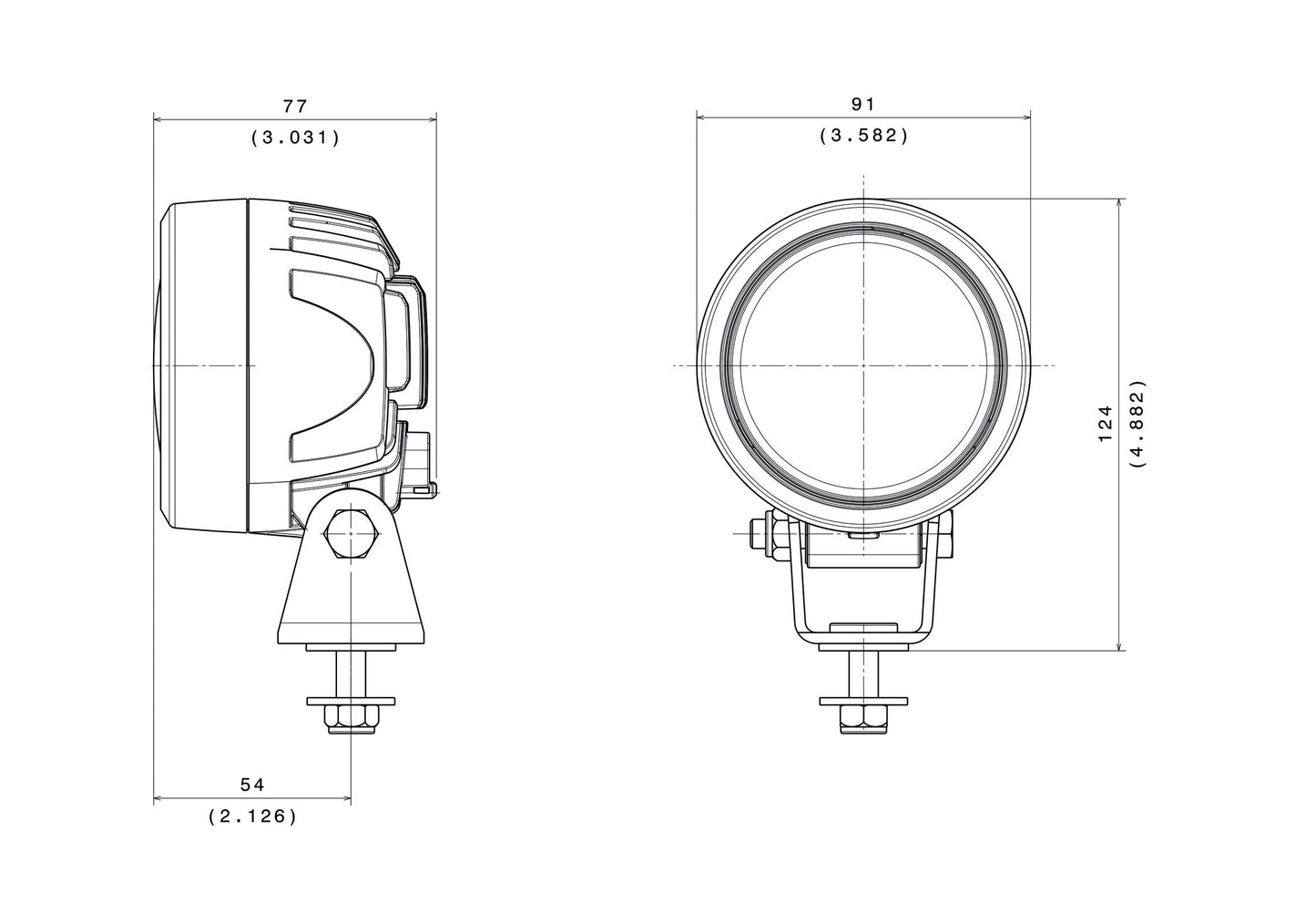 RL 1500 LED Series Compact Work Lights
