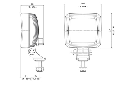SLA 2000 LED Series Work Lights