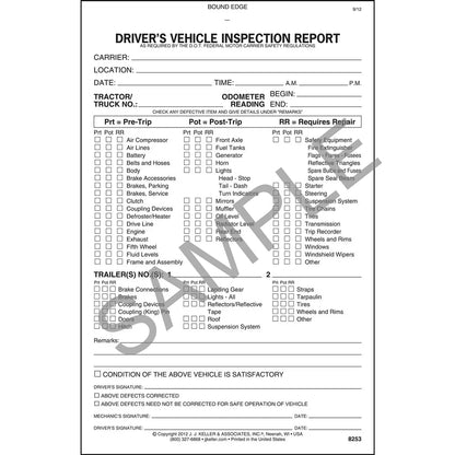 Detailed Driver Vehicle Inspection Reports