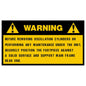 Warning Label: "Oscillation Cylinders...", 5 Pk