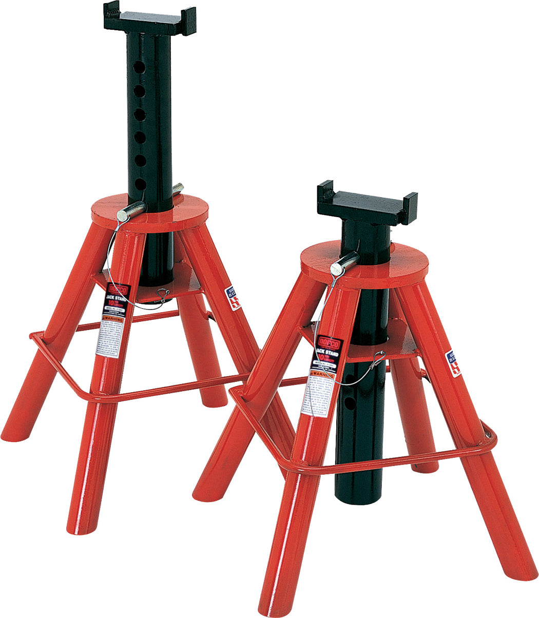 10 Ton Capacity Pair of Jack Stands