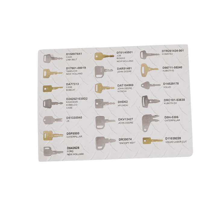 Heavy Equipment Multi Key Set, 19 Keys