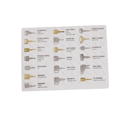 Heavy Equipment Multi Key Set, 19 Keys