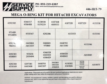 Mega O-Ring Kit for Hitachi
