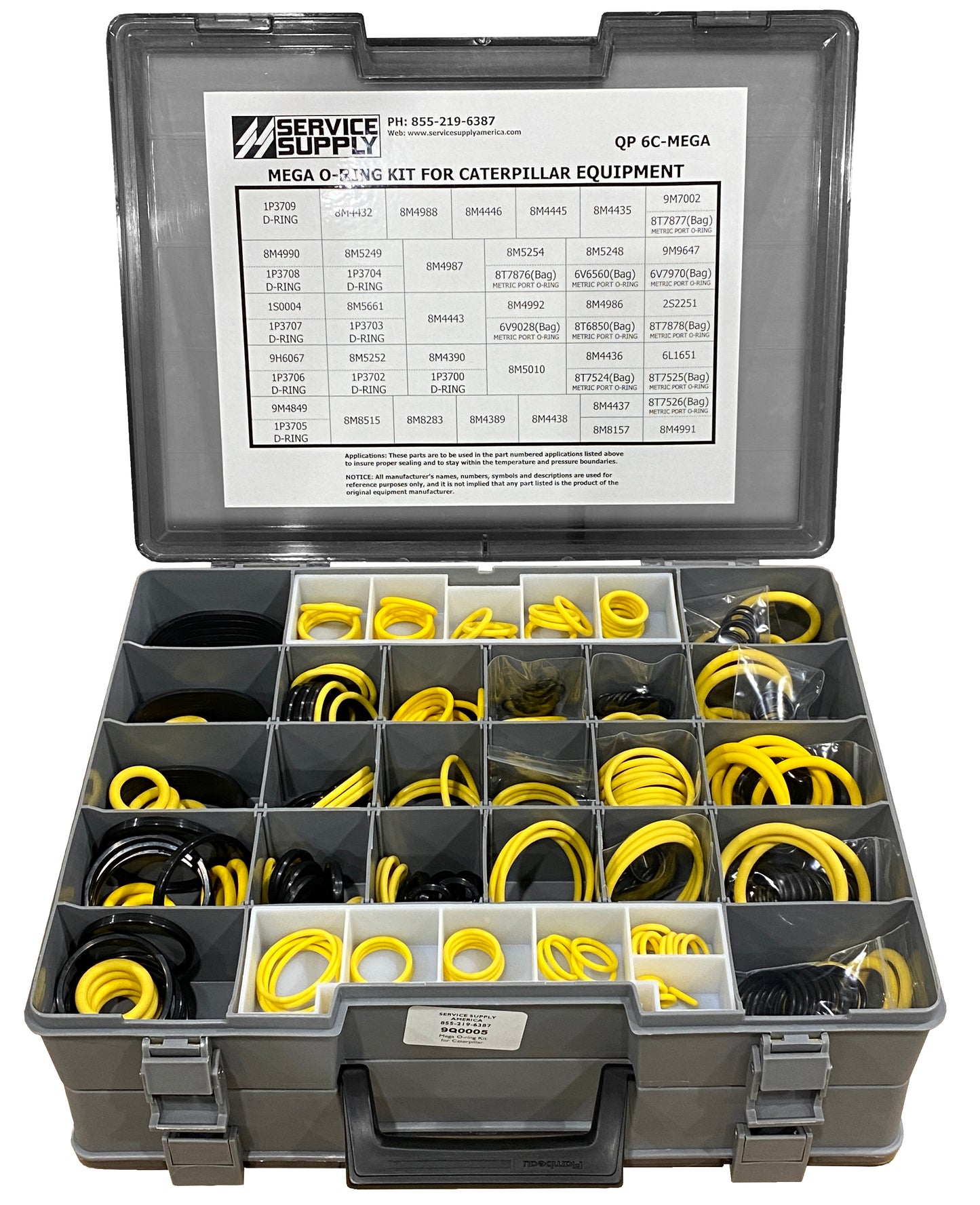 Mega O-Ring Kit for Caterpillar Equipment
