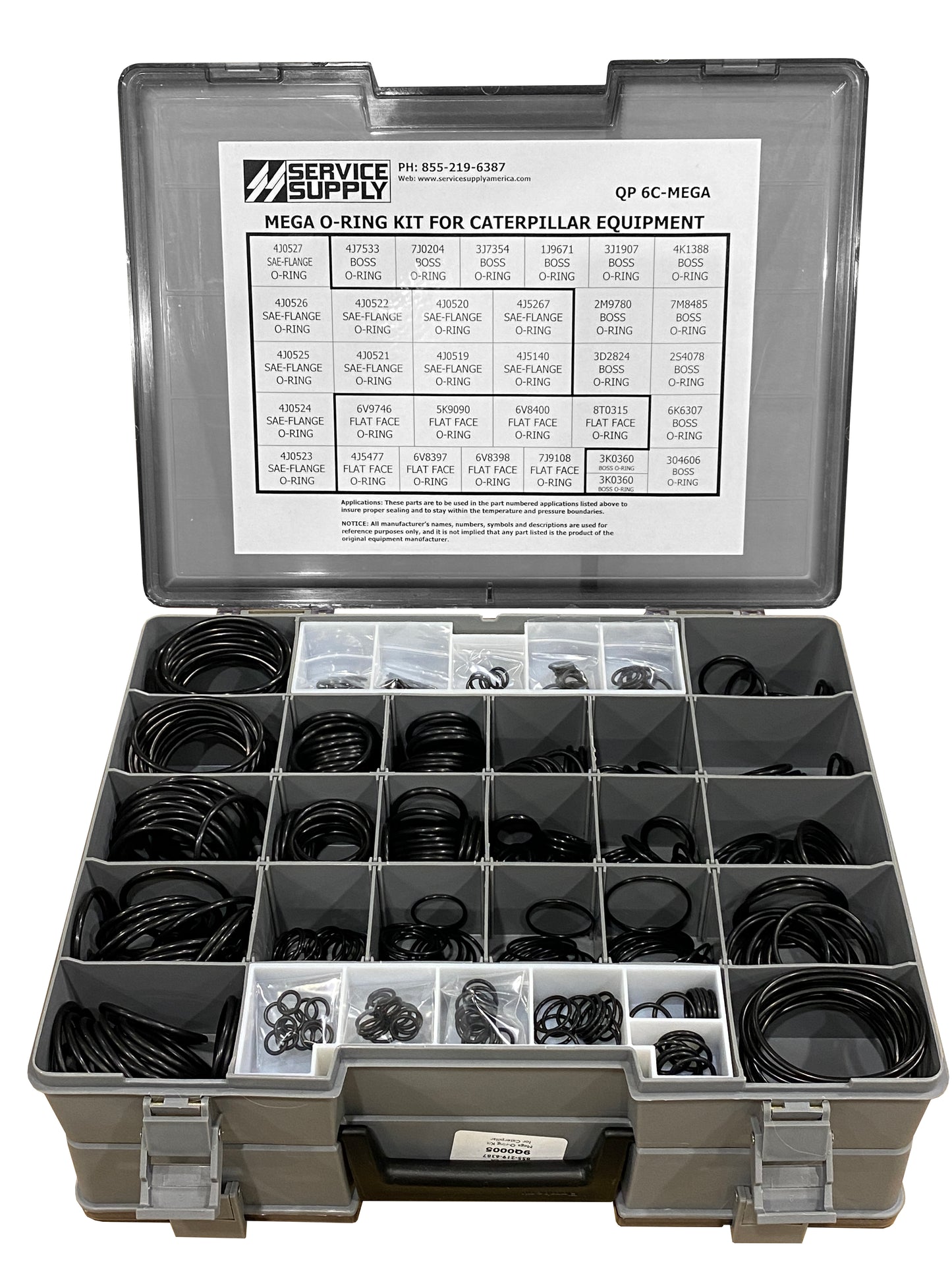 Mega O-Ring Kit for Caterpillar Equipment
