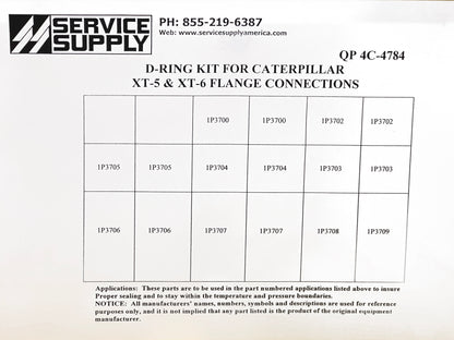 D-Ring Kit for Caterpillar XT-5 and XT-6