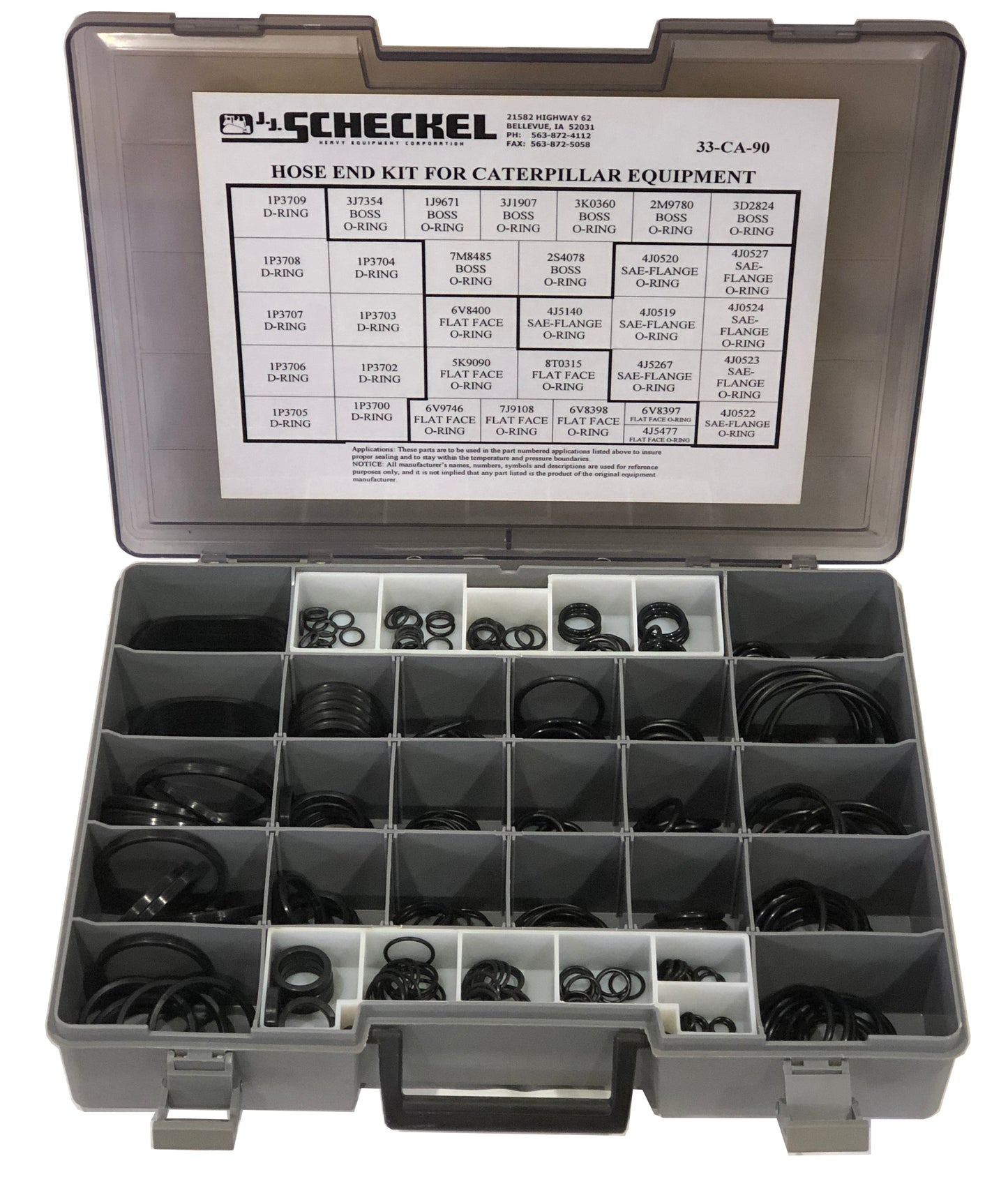 Hose End O-Ring Kit for Caterpillar Equipment