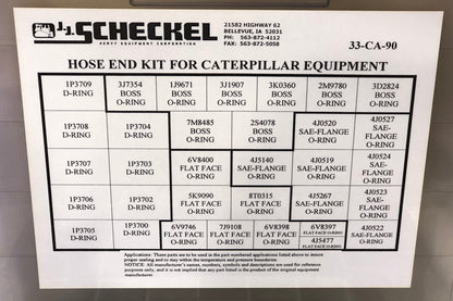 Hose End O-Ring Kit for Caterpillar Equipment