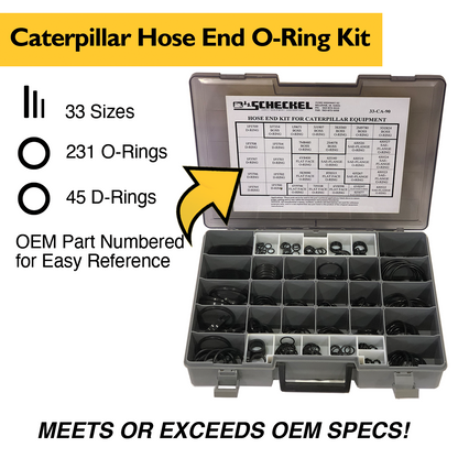 Hose End O-Ring Kit for Caterpillar Equipment