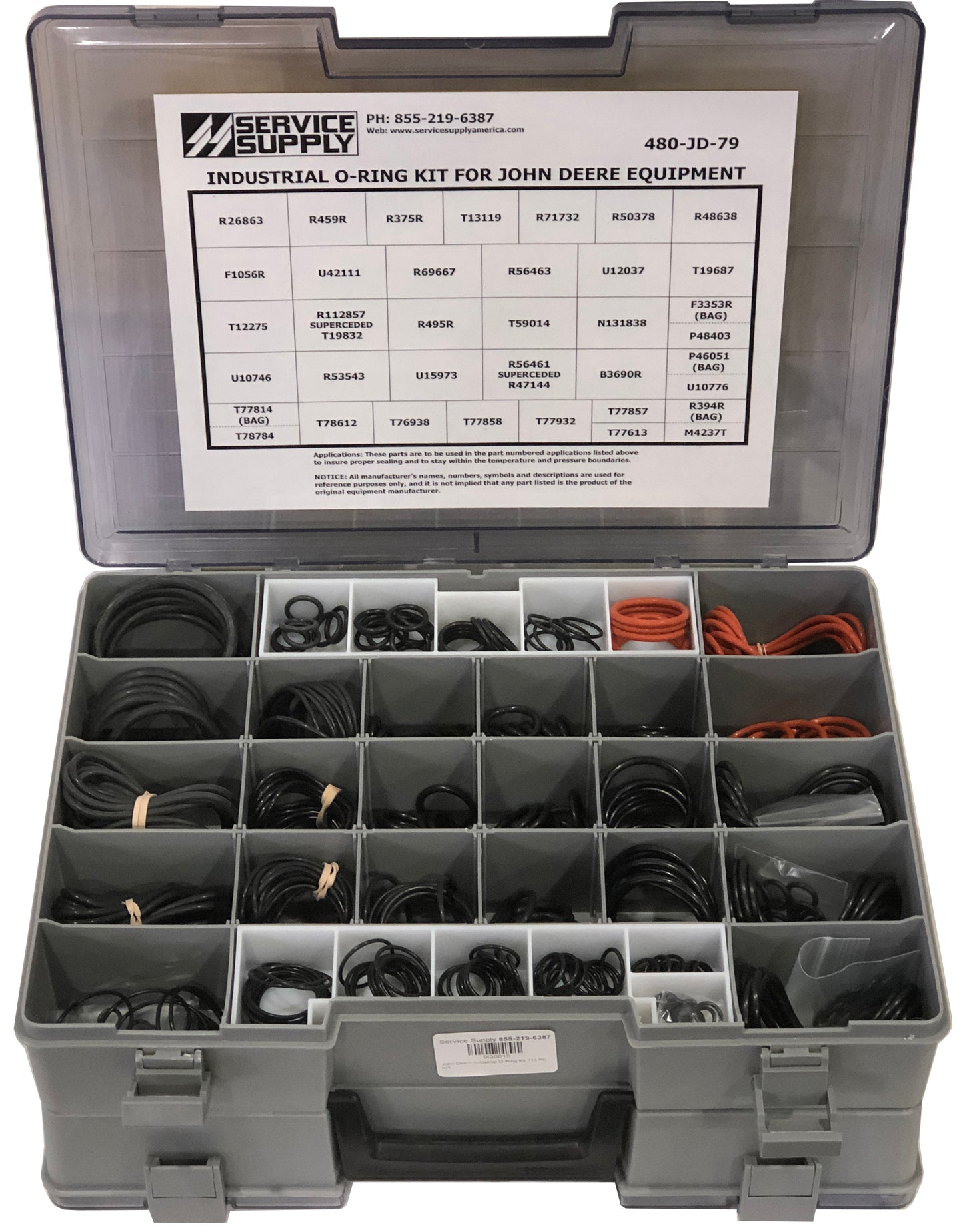 Master Hose End O-Ring Kit for John Deere Equipment