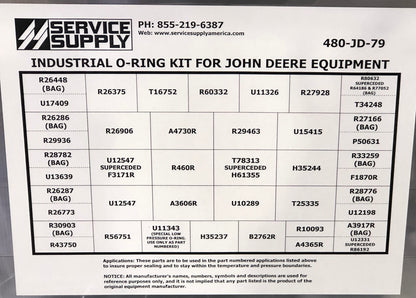 Master Hose End O-Ring Kit for John Deere Equipment
