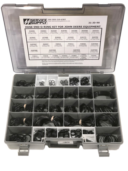 Hose End O-Ring Kit for John Deere Equipment