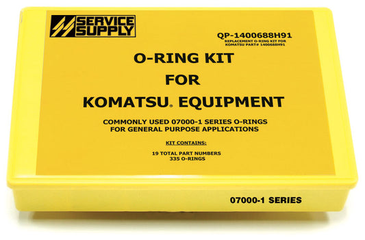 O-Ring Kit for Komatsu Equipment, 07000-1 Series