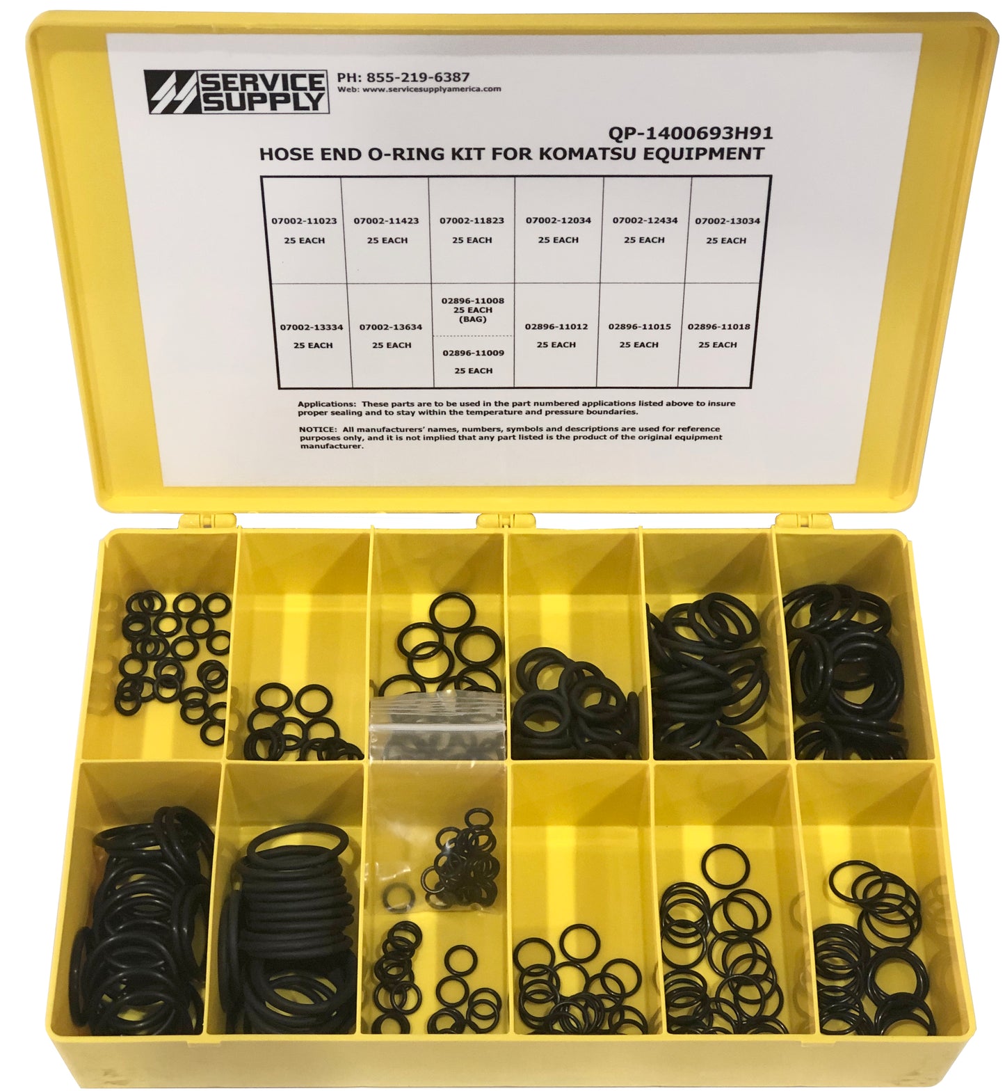 Hose End O-Ring Kit for Komatsu Equipment