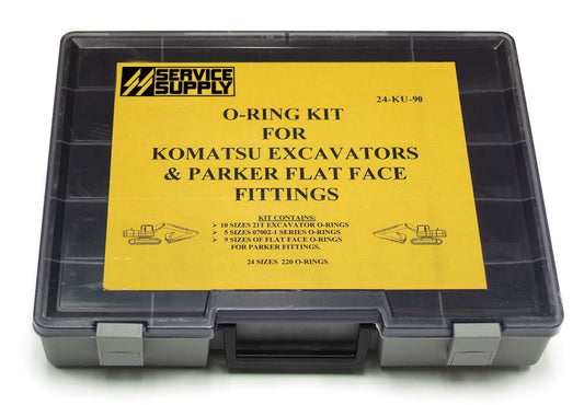 O-Ring Kit for Komatsu Excavators & Flat Face Fittings