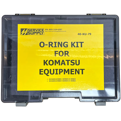 O-Ring Kit for Komatsu Equipment, 07000-0 & 07000-1 Series