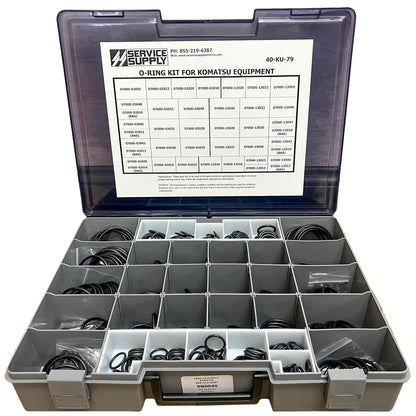 O-Ring Kit for Komatsu Equipment, 07000-0 & 07000-1 Series