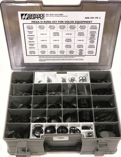 Mega O-Ring Kit for Volvo Equipment
