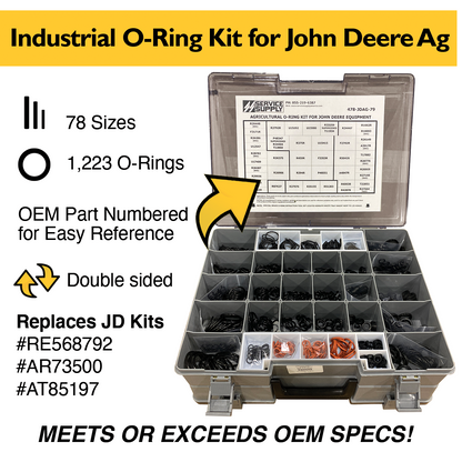 Industrial O-Ring Kit for John Deere Agriculture Equipment