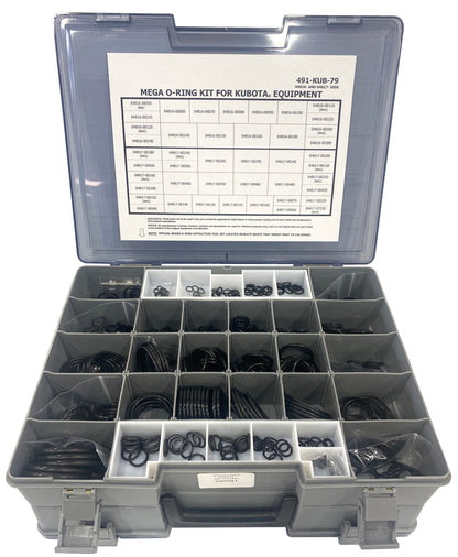 Mega O-Ring Kit for Kubota Equipment