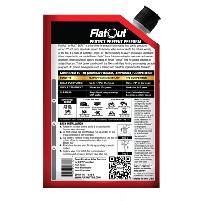 Multi Seal® FlatOut Tire Sealant with Kevlar®, Sportsman