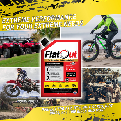 Multi Seal® FlatOut Tire Sealant with Kevlar®, Sportsman