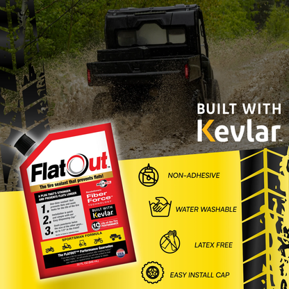 Multi Seal® FlatOut Tire Sealant with Kevlar®, Sportsman