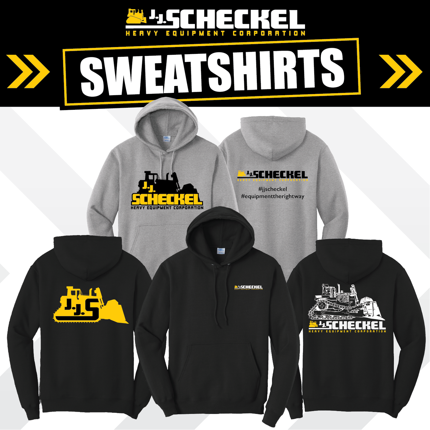J.J. Scheckel Hooded Sweatshirts