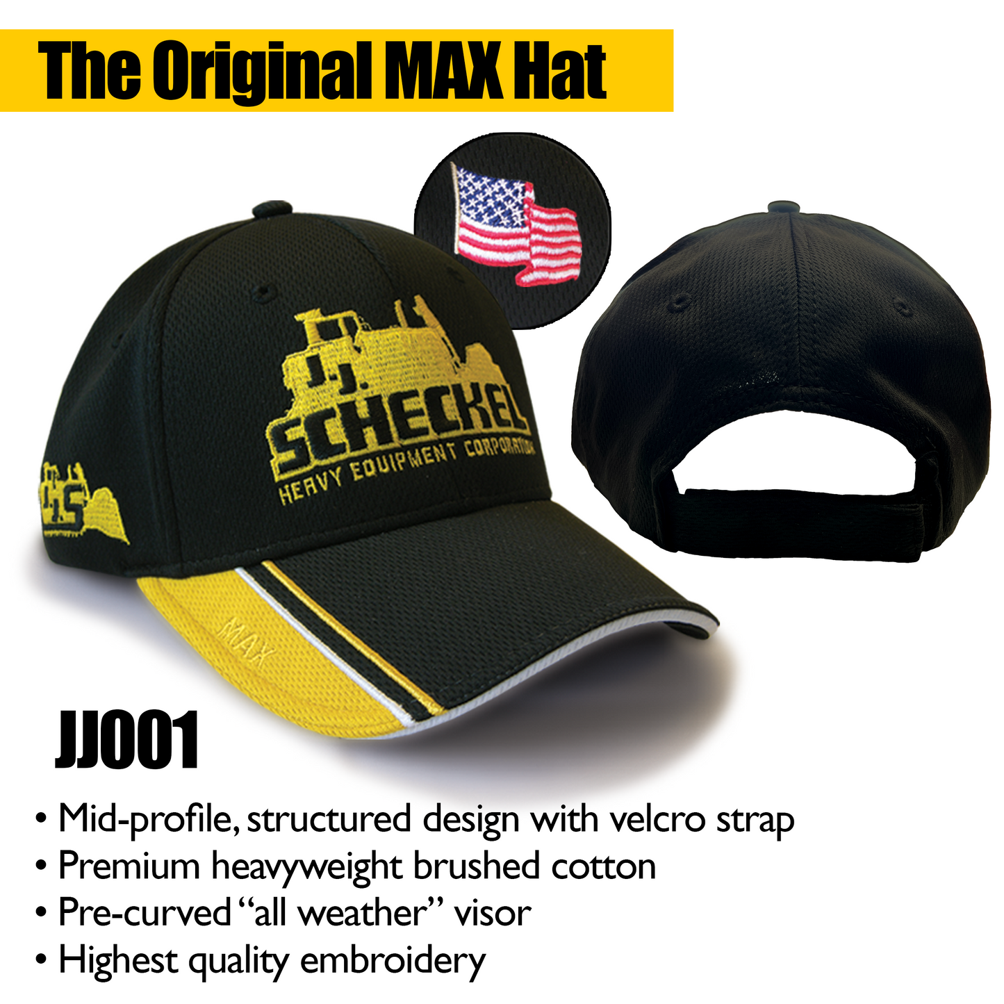 J.J. Scheckel MAX Hats