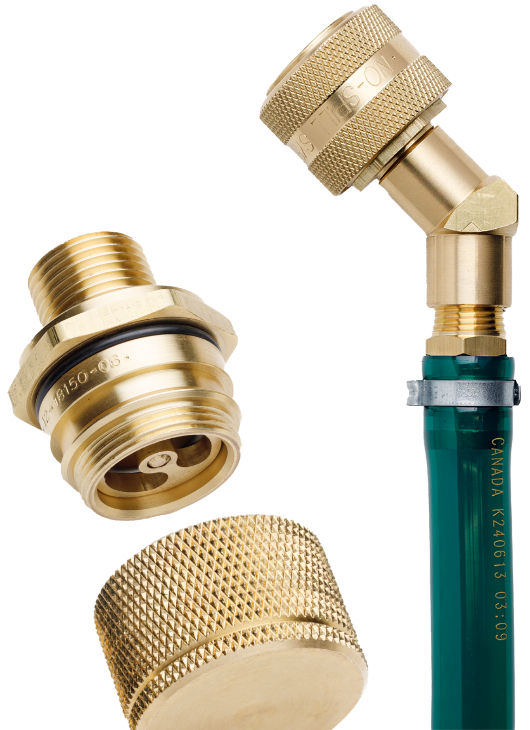 Speedclick No-Spill™ Quick Coupler Drain System